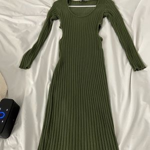 Zara long knit dress